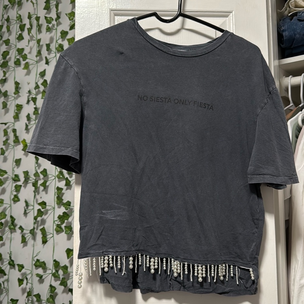 Zara, small beaded top